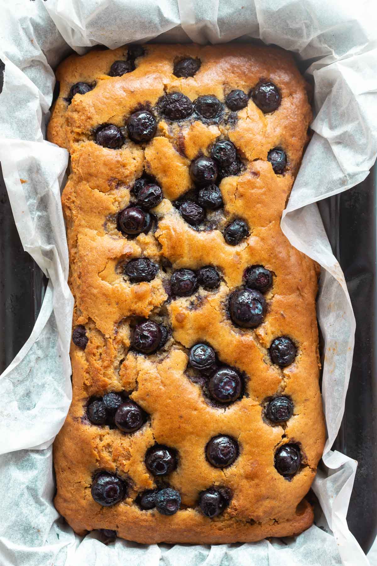 banana blueberry bread.