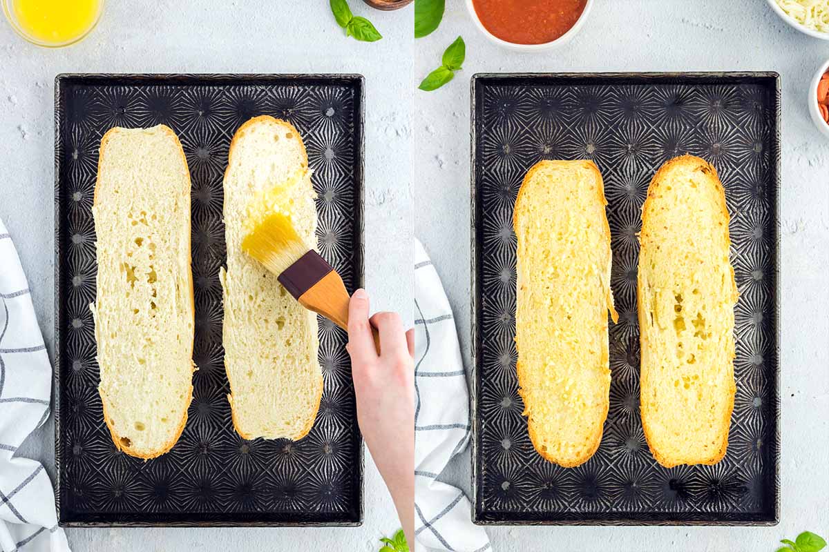 how to make french bread pizza.