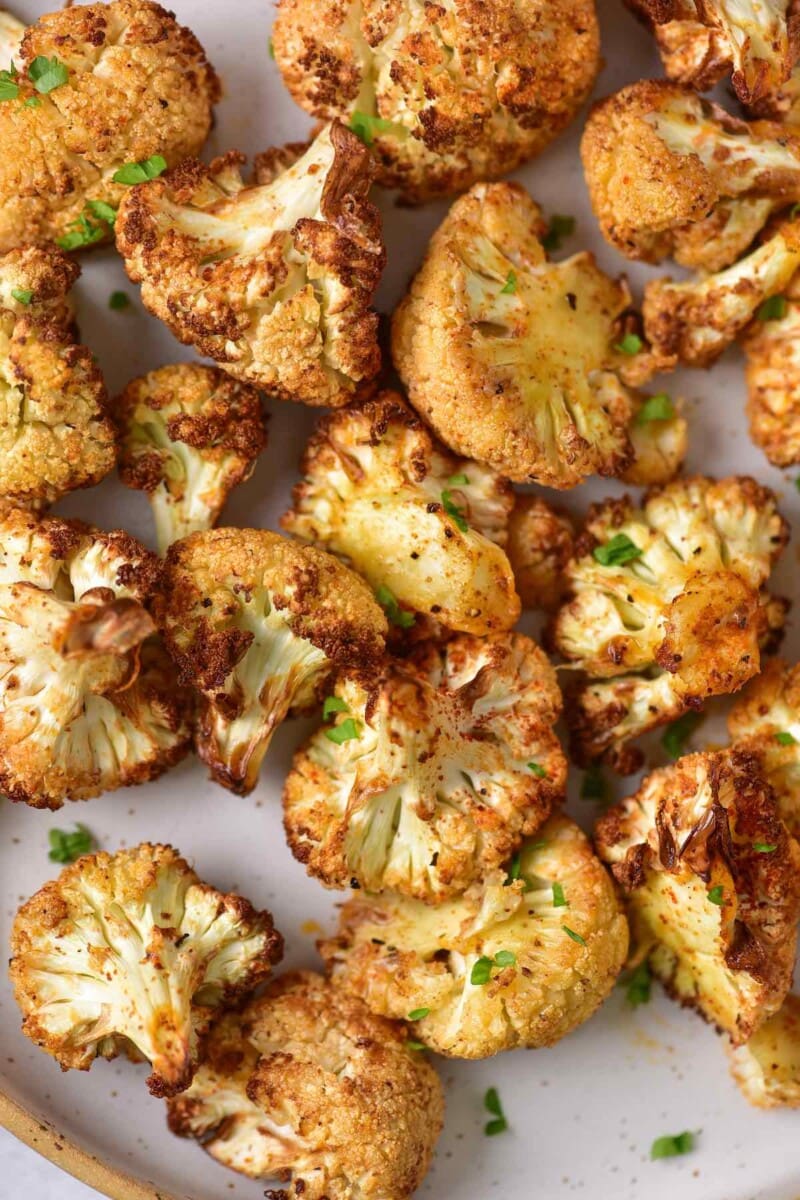 12Minute Air Fryer Cauliflower {Crispy & Tender} The Big Man's World