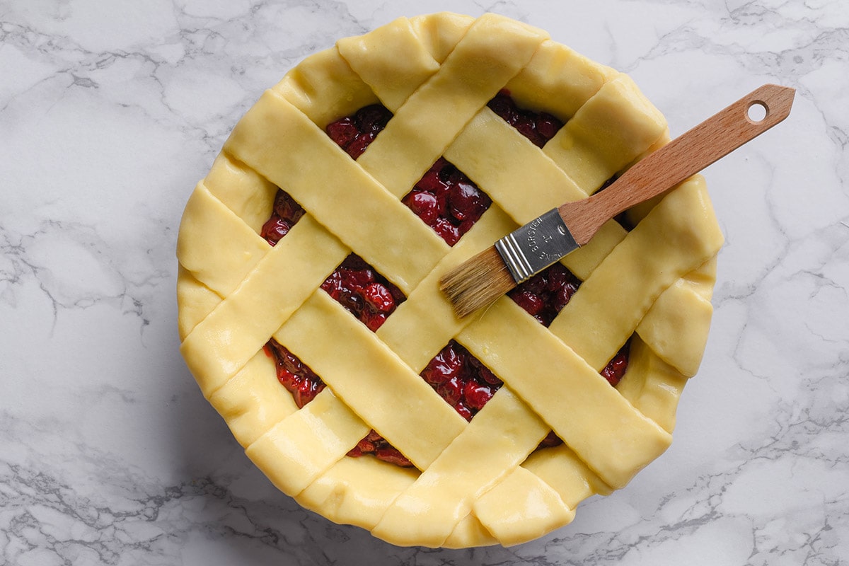 how to make a cherry pie.
