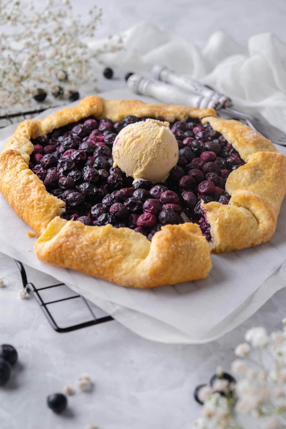 galette blueberry. 