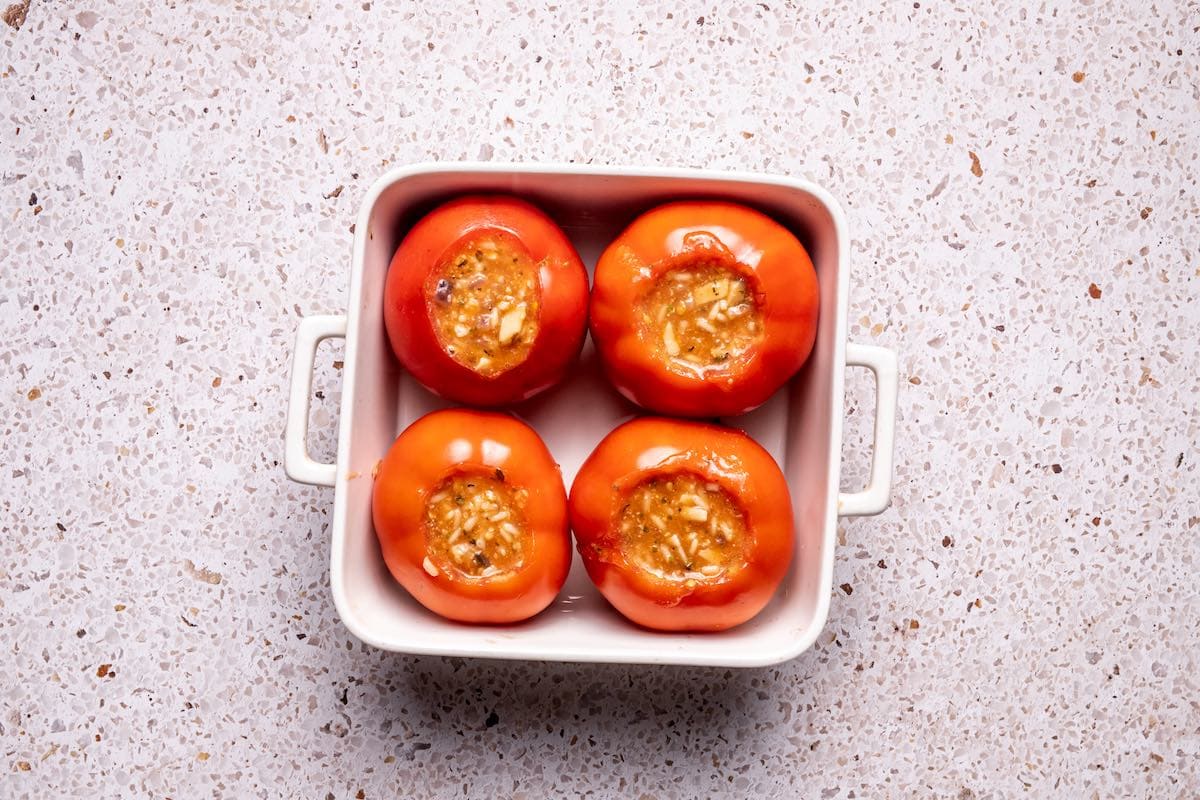 how to stuff tomatoes.