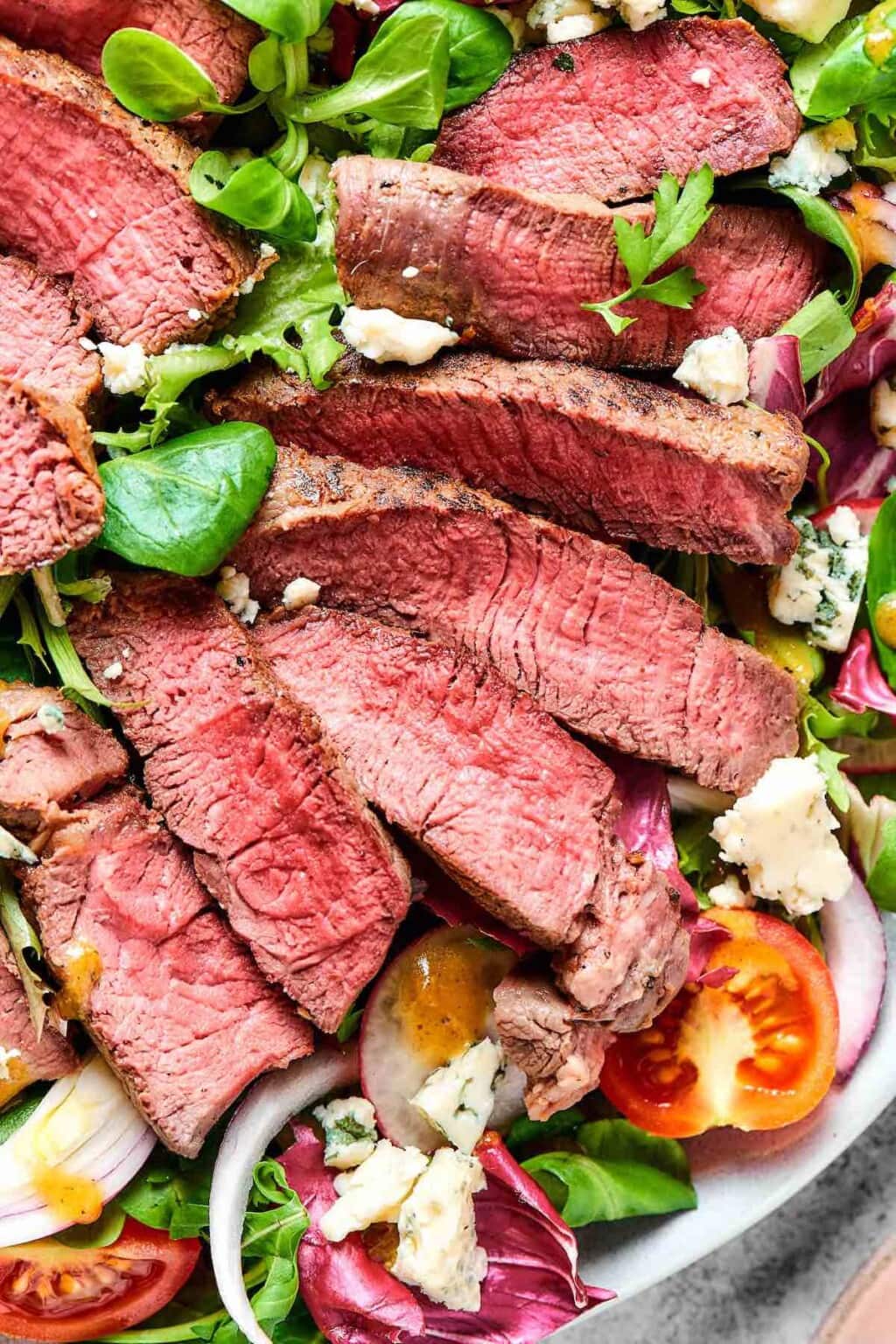 Steak Salad Recipe The Big Mans World 6766