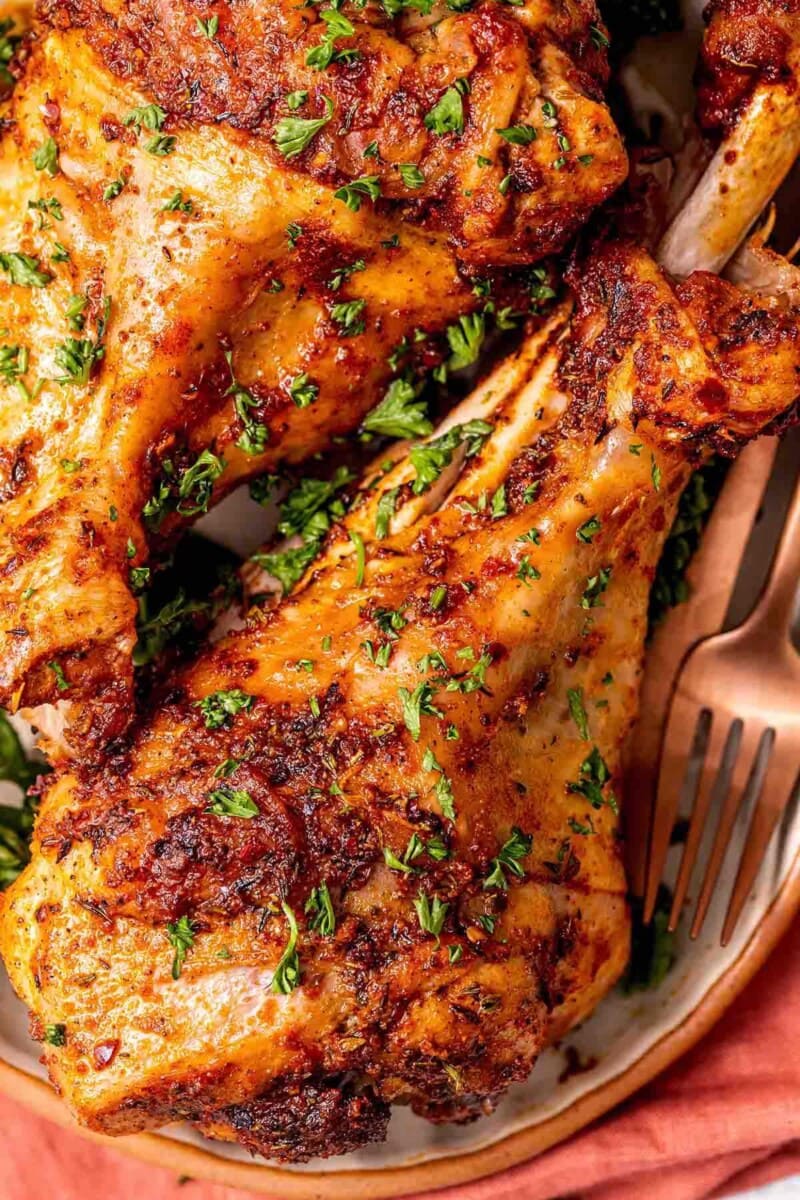 Baked Turkey Drumsticks Recipe {Juicy & Tender} The Big Man's World