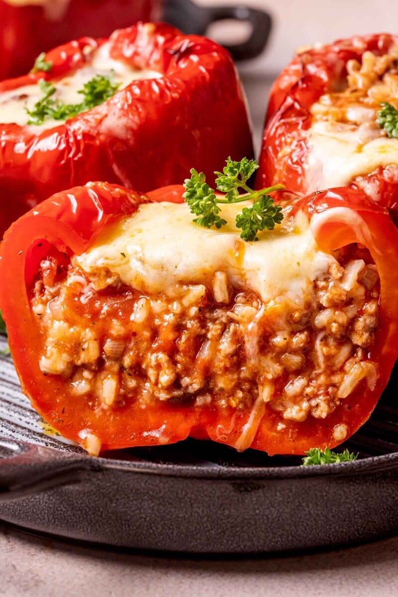 Air Fryer Stuffed Peppers The Big Man's World