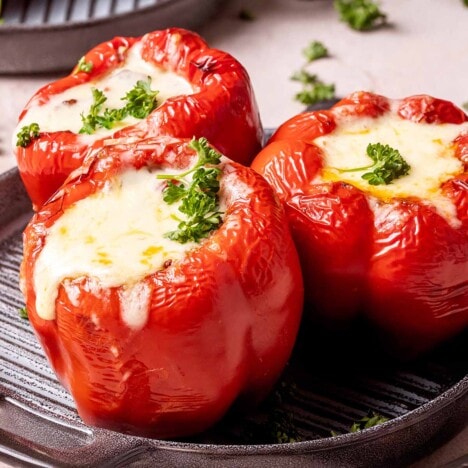 Air Fryer Stuffed Peppers - The Big Man's World