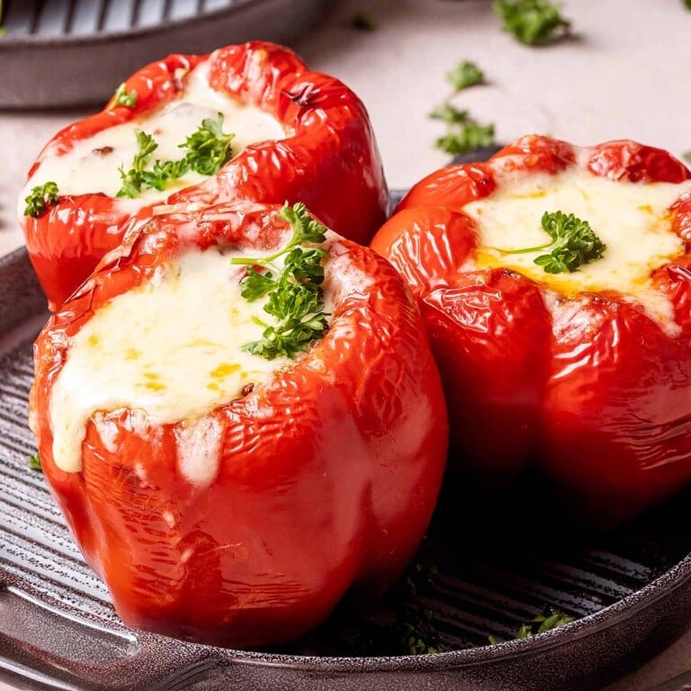 Air Fryer Stuffed Peppers The Big Man's World