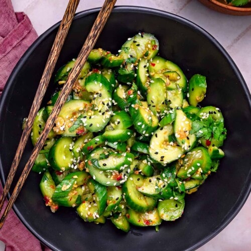 Asian Cucumber Salad The Big Man S World