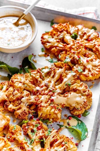 Cauliflower Steak {Baked, Grilled, or Air Fryer} - The Big Man's World