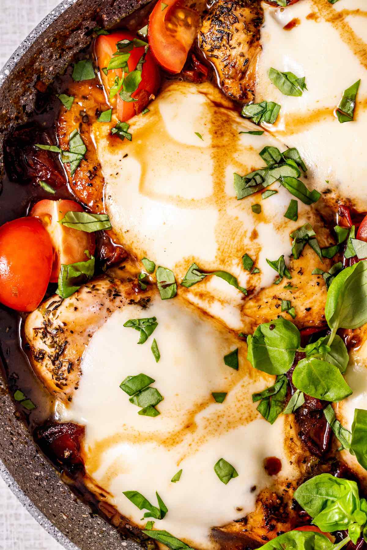 chicken caprese.