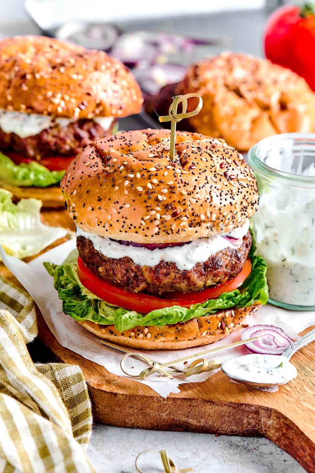 Lamb Burgers Recipe Juicy and Tender - The Big Man's World