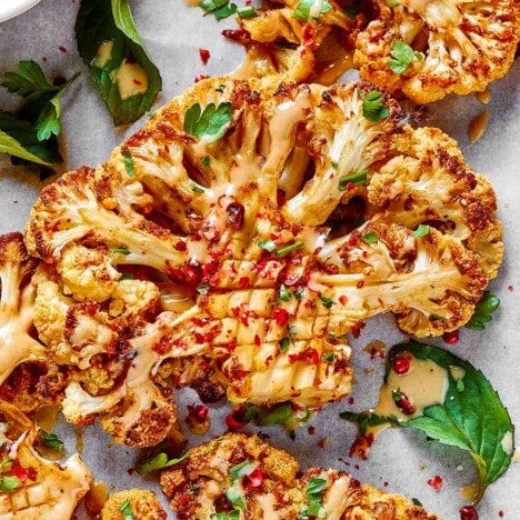 Cauliflower Steak {Baked, Grilled, or Air Fryer} - The Big Man's World