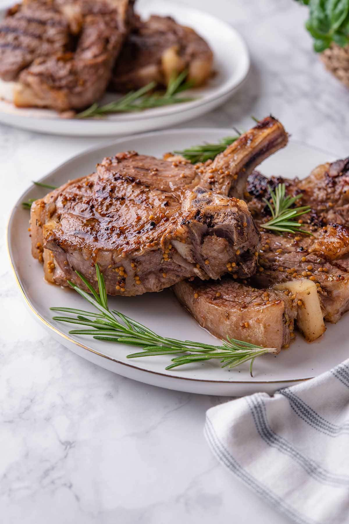 easy grilled veal chops.