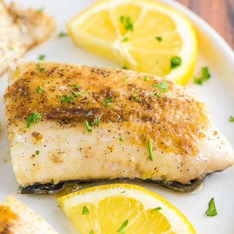 Grilled Haddock - The Big Man's World