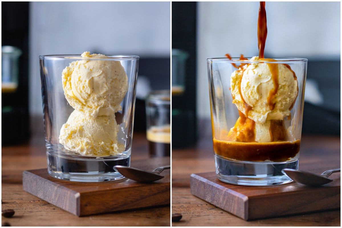 how to make an affogato.