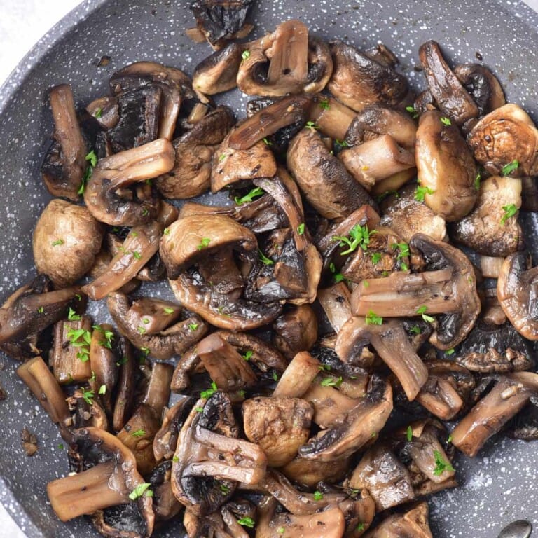 Sautéed Mushrooms Recipe The Big Mans World 0459