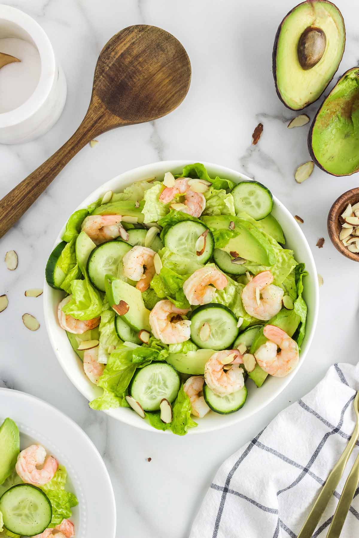 Shrimp Avocado Cucumber Salad