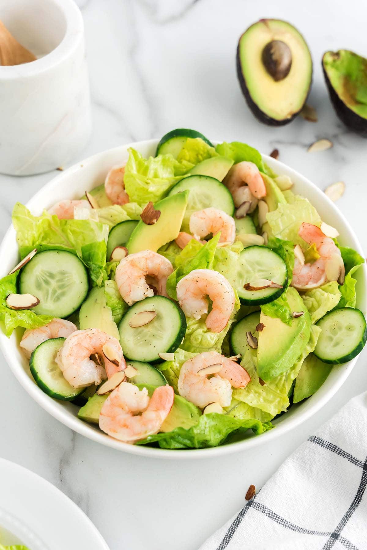 simple shrimp salad.