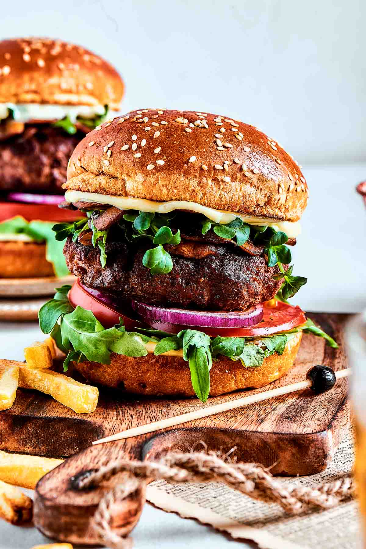 wagyu beef burgers.