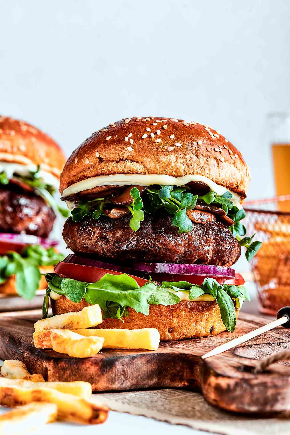 wagyu burgers.