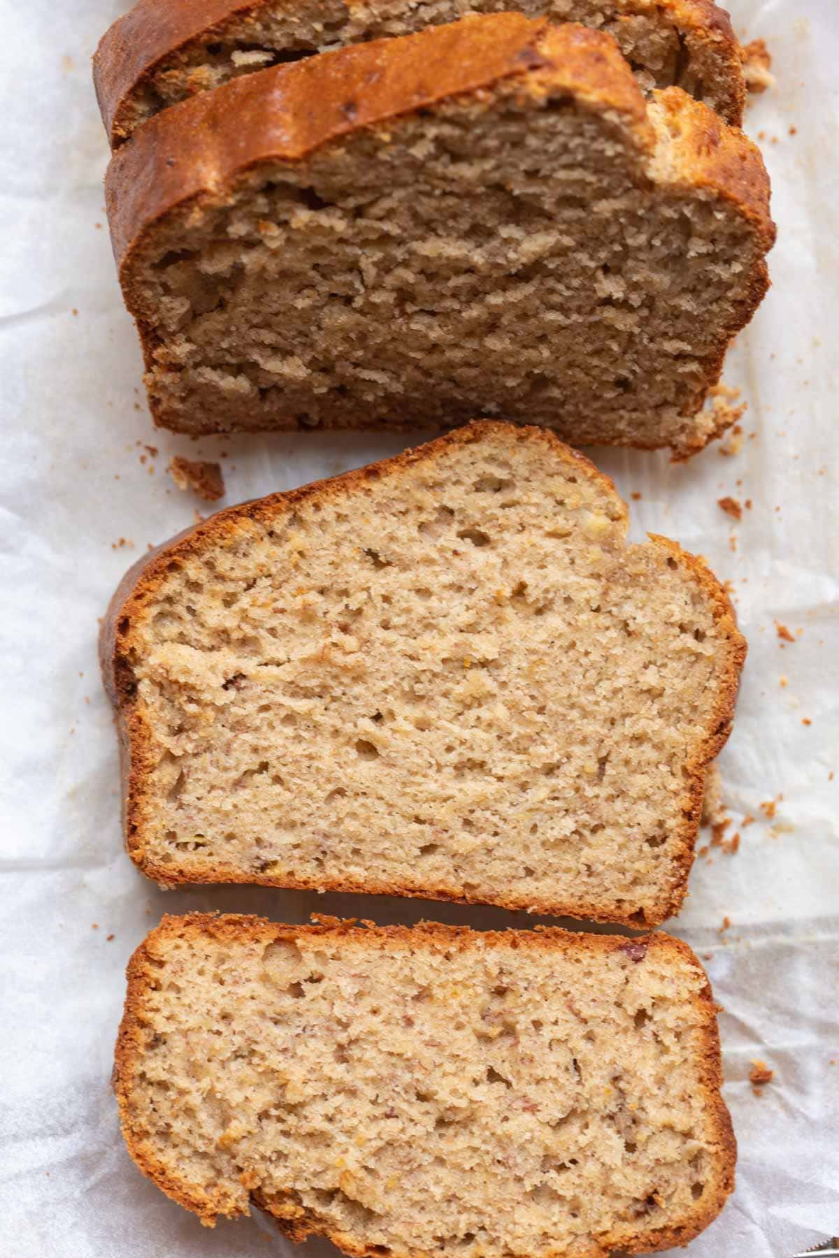 How to make 4 ingredient banana bread.