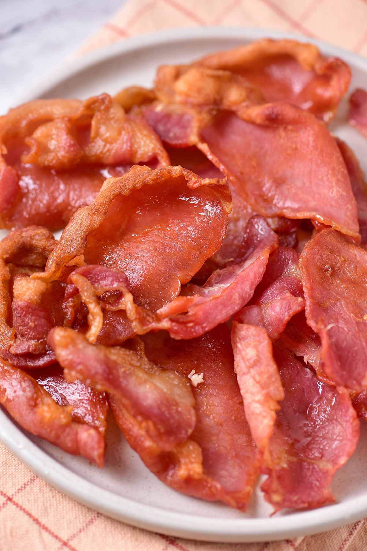 bacon in deep fryer