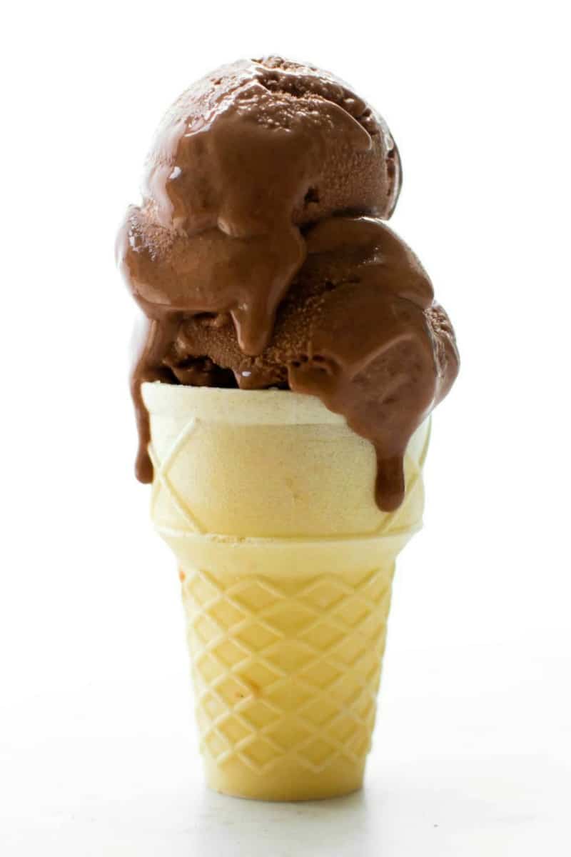 chocolate banana ice cream.