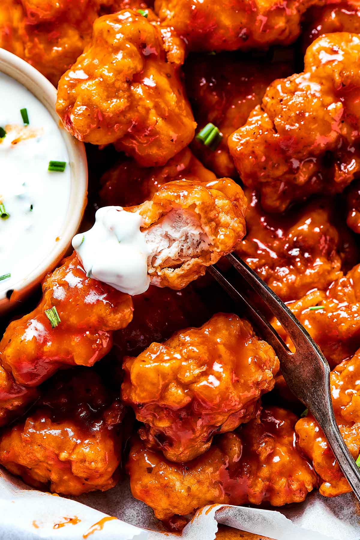 boneless chicken wings.