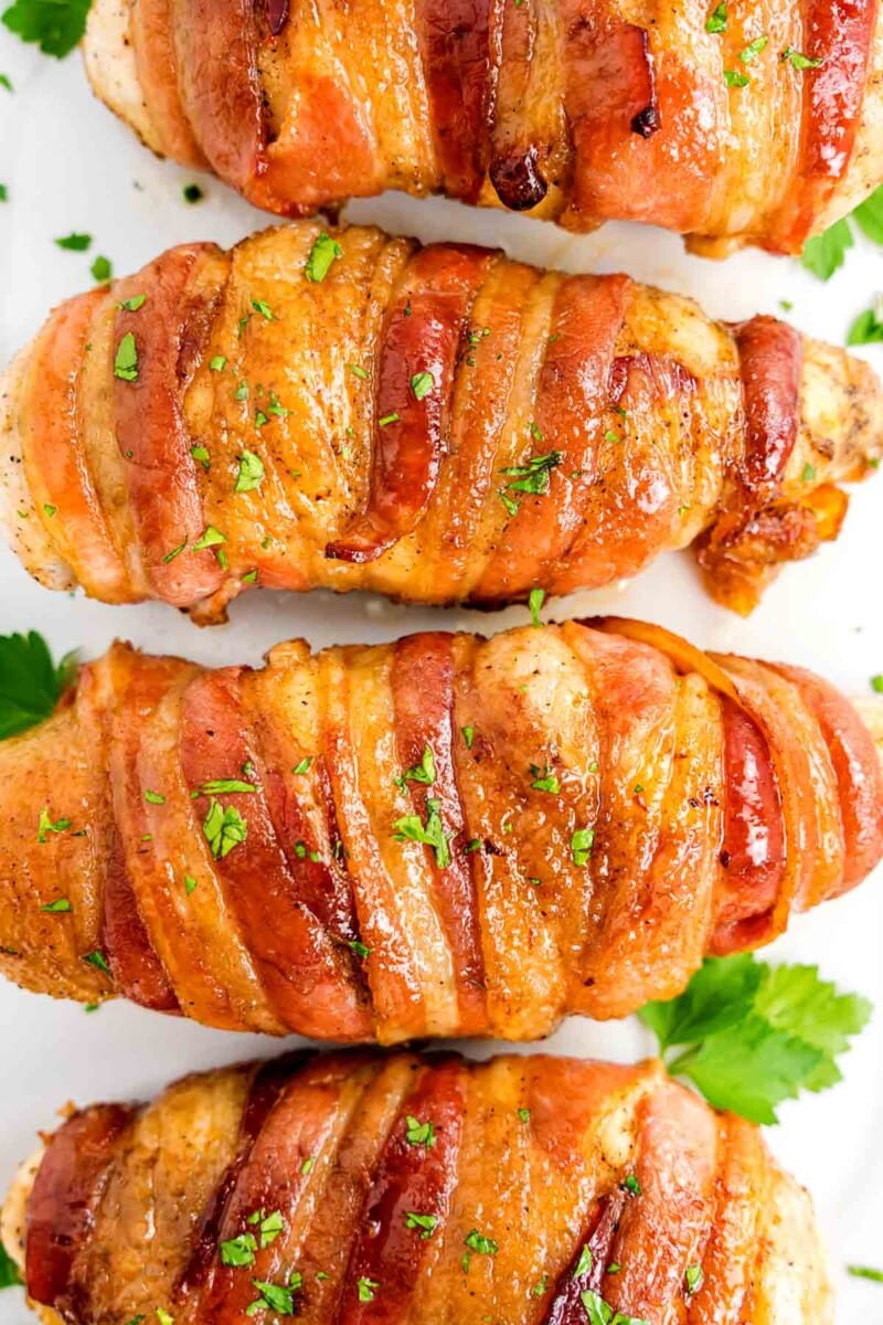 Bacon Wrapped Chicken Breast (Quick & Easy) - The Big Man's World