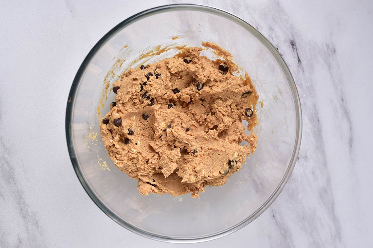 cookie dough chickpea mixture.