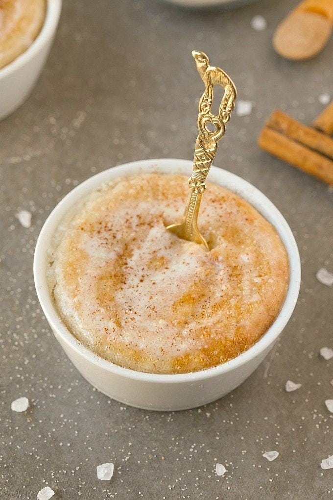 cinnamon roll mug cake recipe.