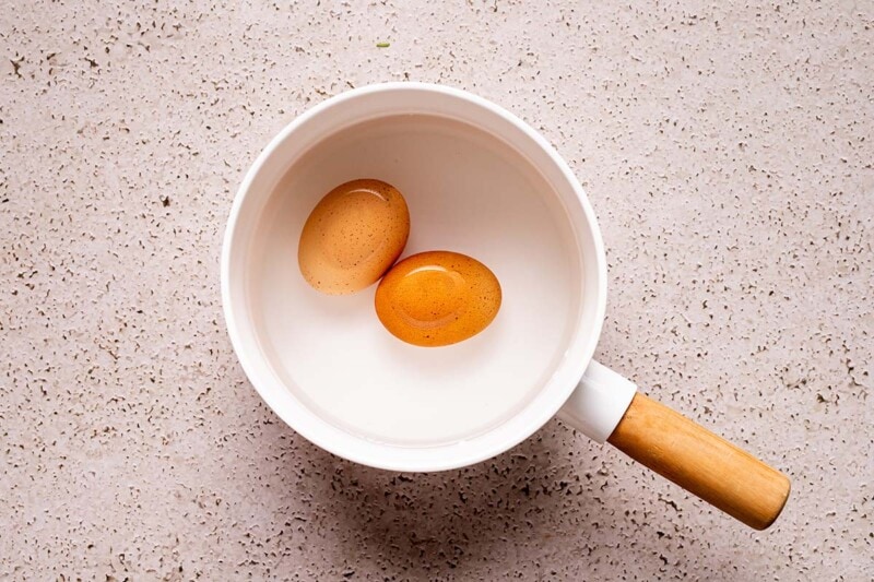 boiled eggs.