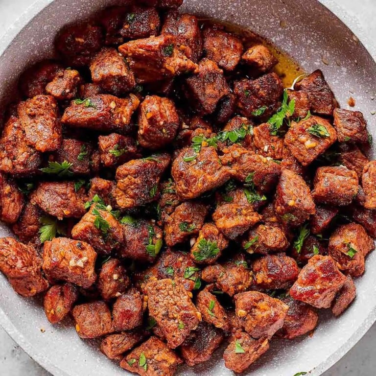 4Ingredient Garlic Butter Steak Bites The Big Man's World