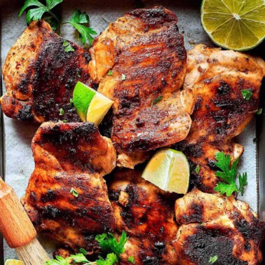 grilled boneless chicken thighs recipe.