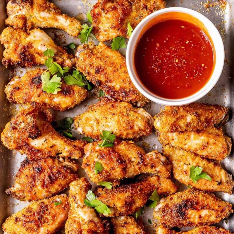 25Minute Grilled Chicken Wings {Crispy and Juicy} The Big Man's World