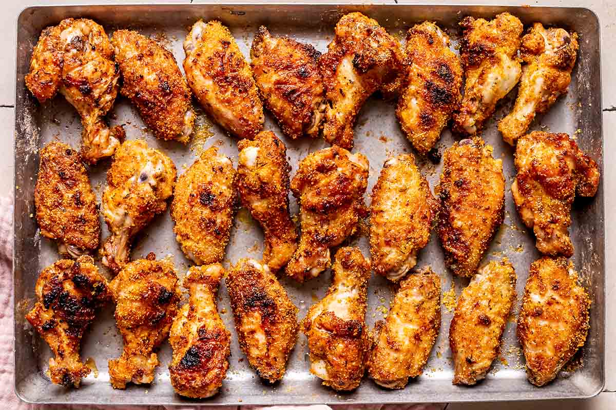 grill chicken wings.