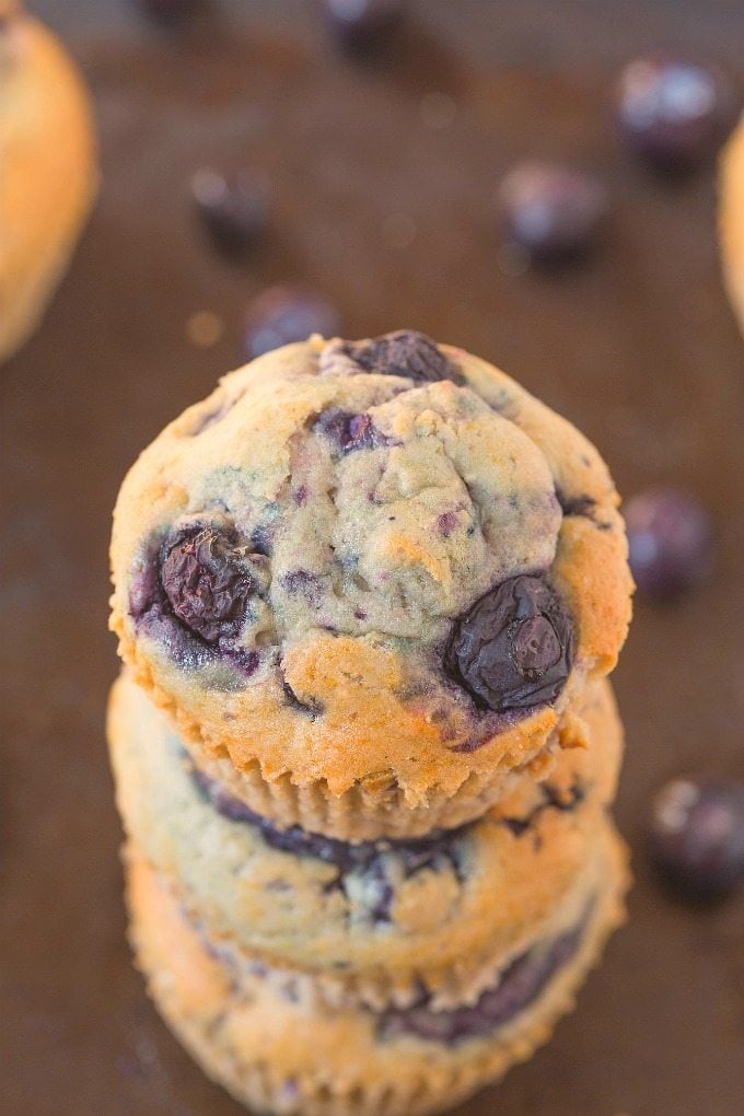 healthy blueberry muffin recipe.