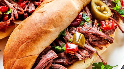 Italian beef recipe.