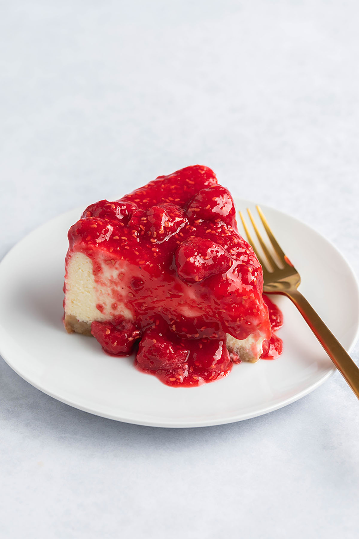 raspberry swirl cheesecake.