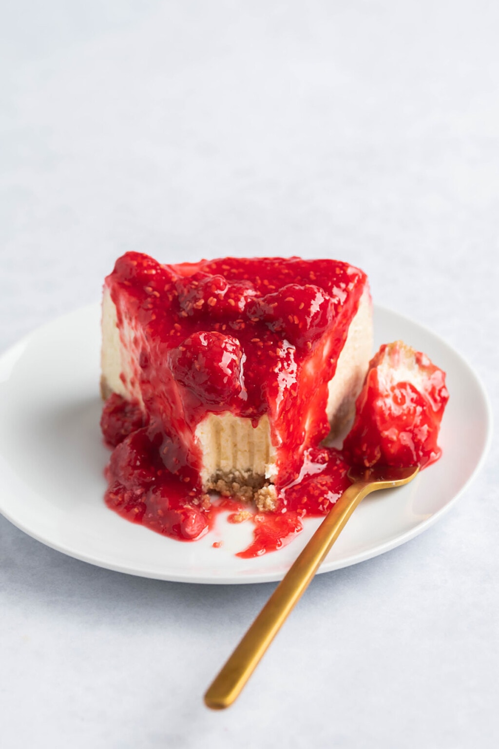 Raspberry cheesecake the big man s world
