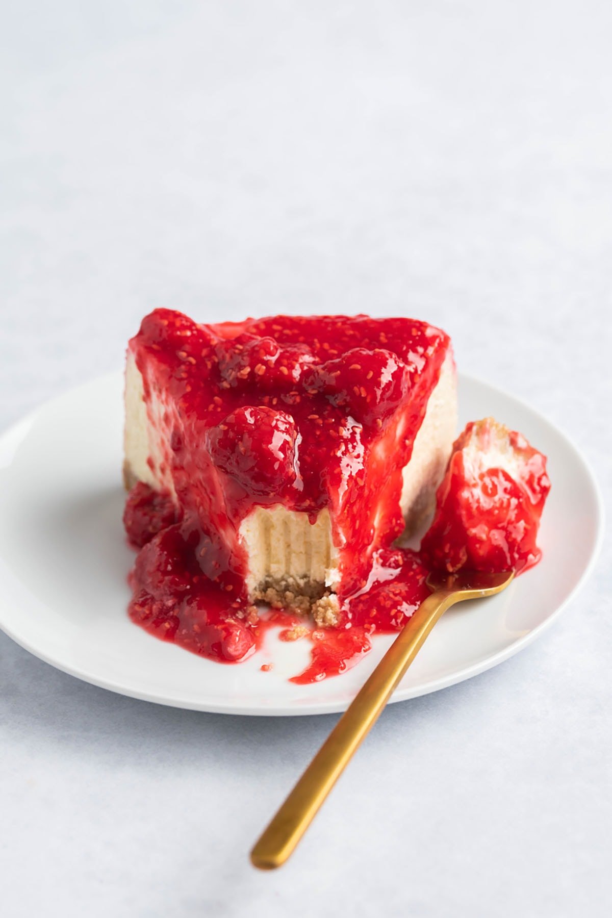 raspberry cheesecake.