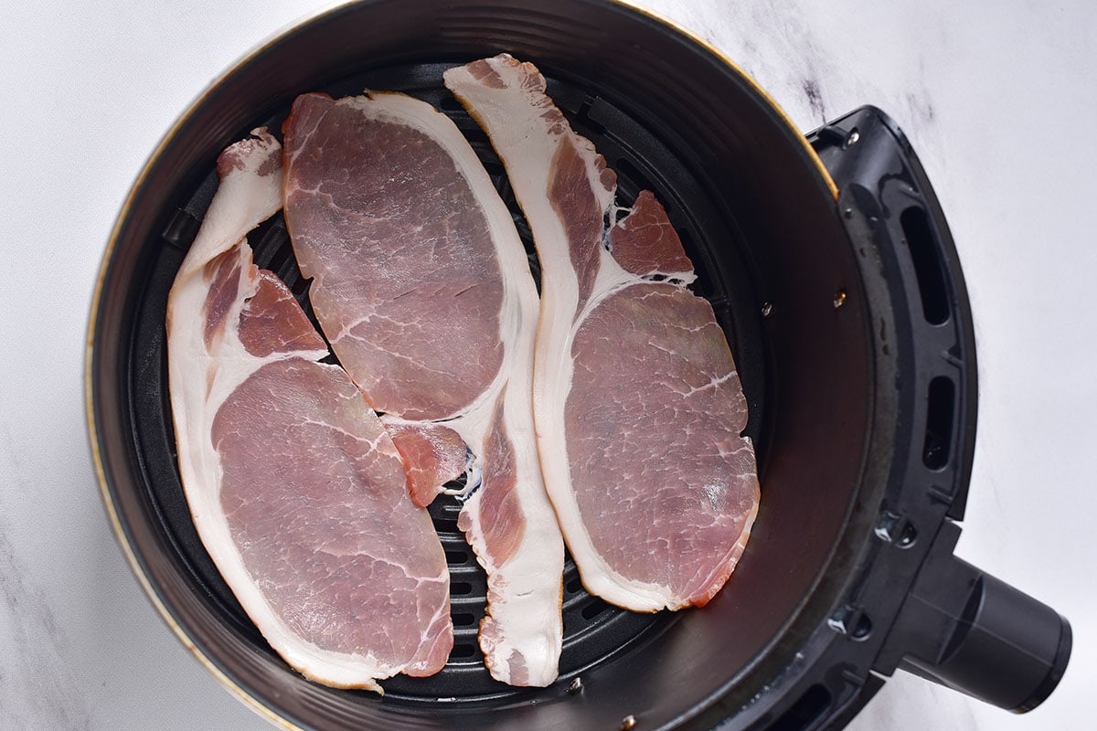 how to air fry bacon.