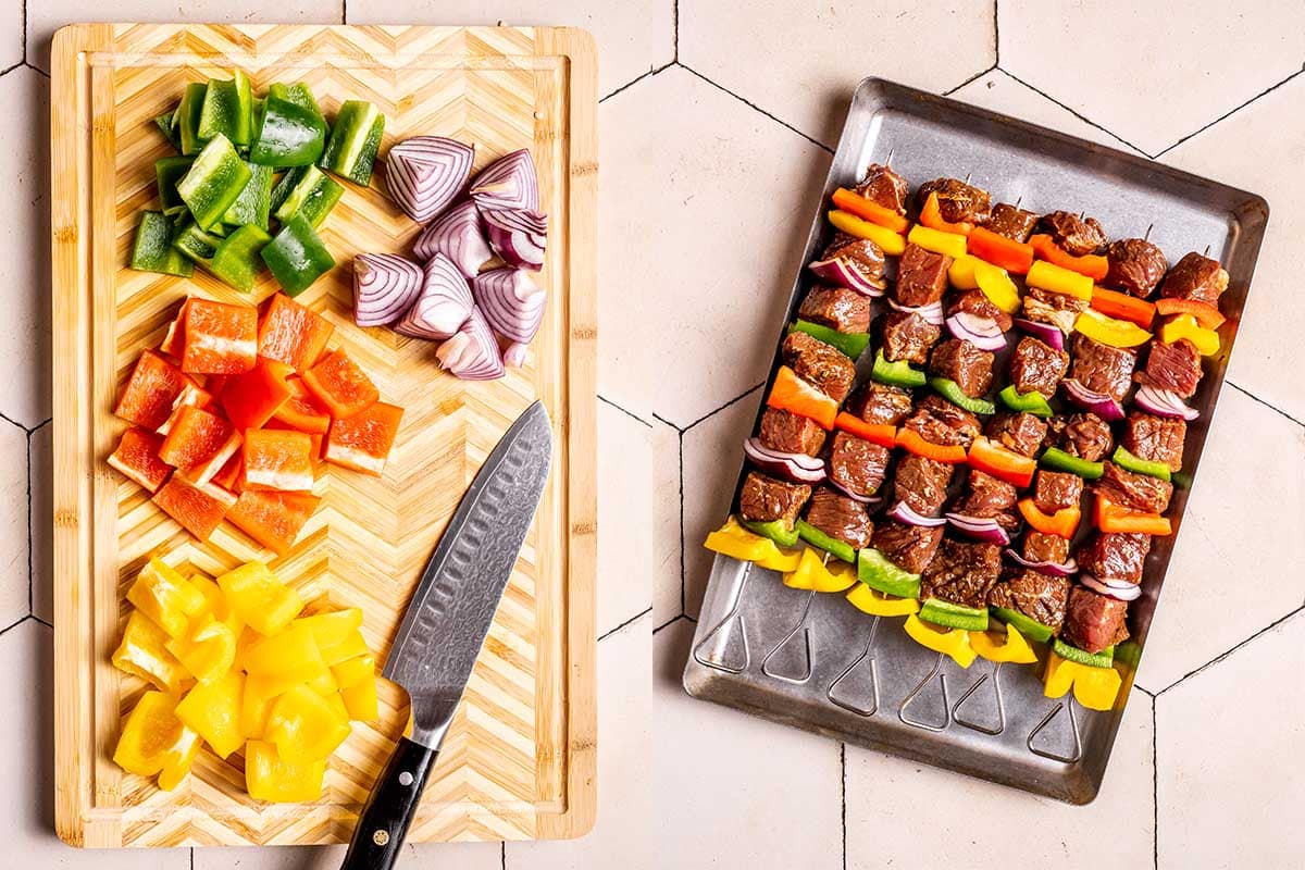 how to make beef kabobs.