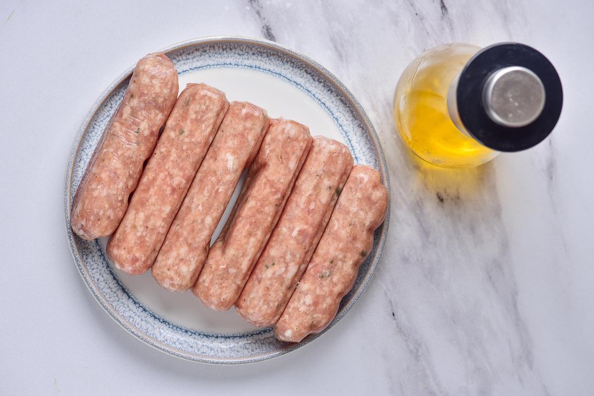 ingredients for air fryer brats.