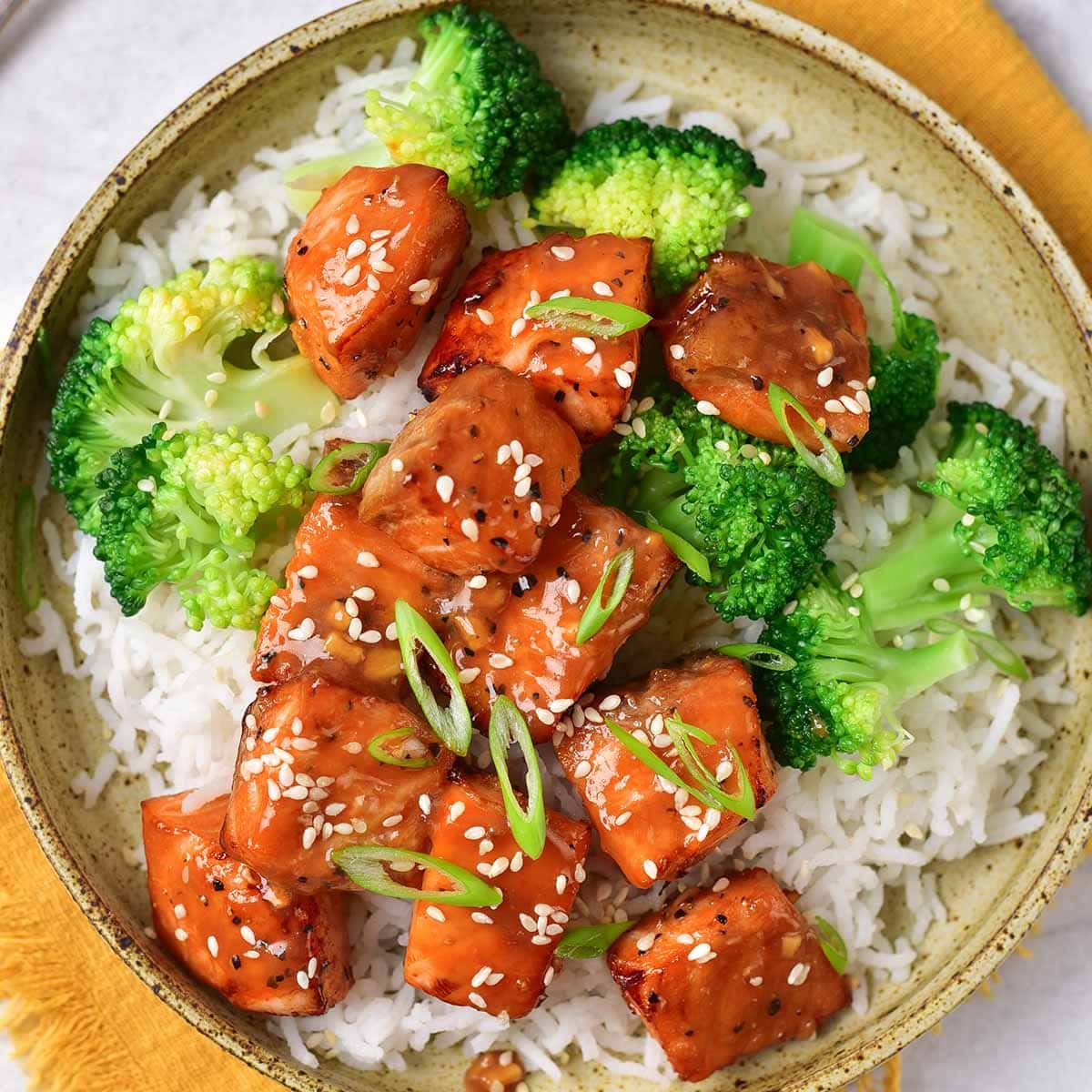 Easy Air Fryer Salmon Bites