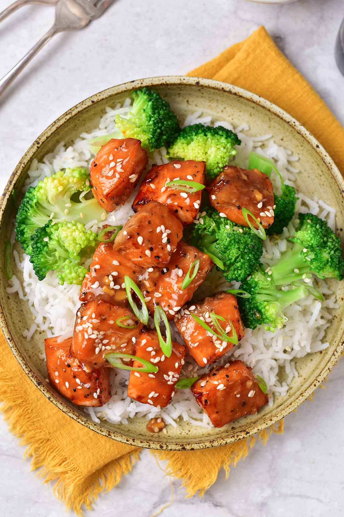 Air Fryer Salmon Bites - The Wooden Skillet