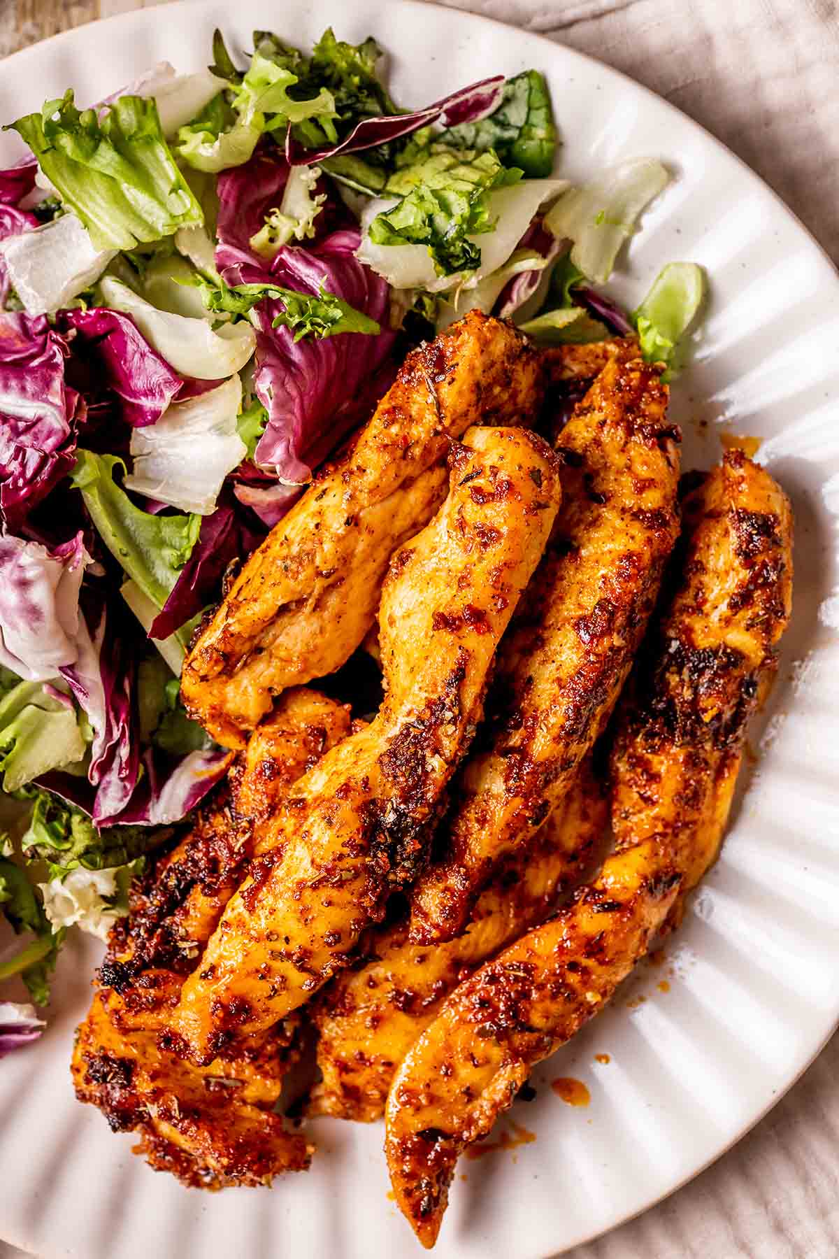 oven baked chicken tenderloins.