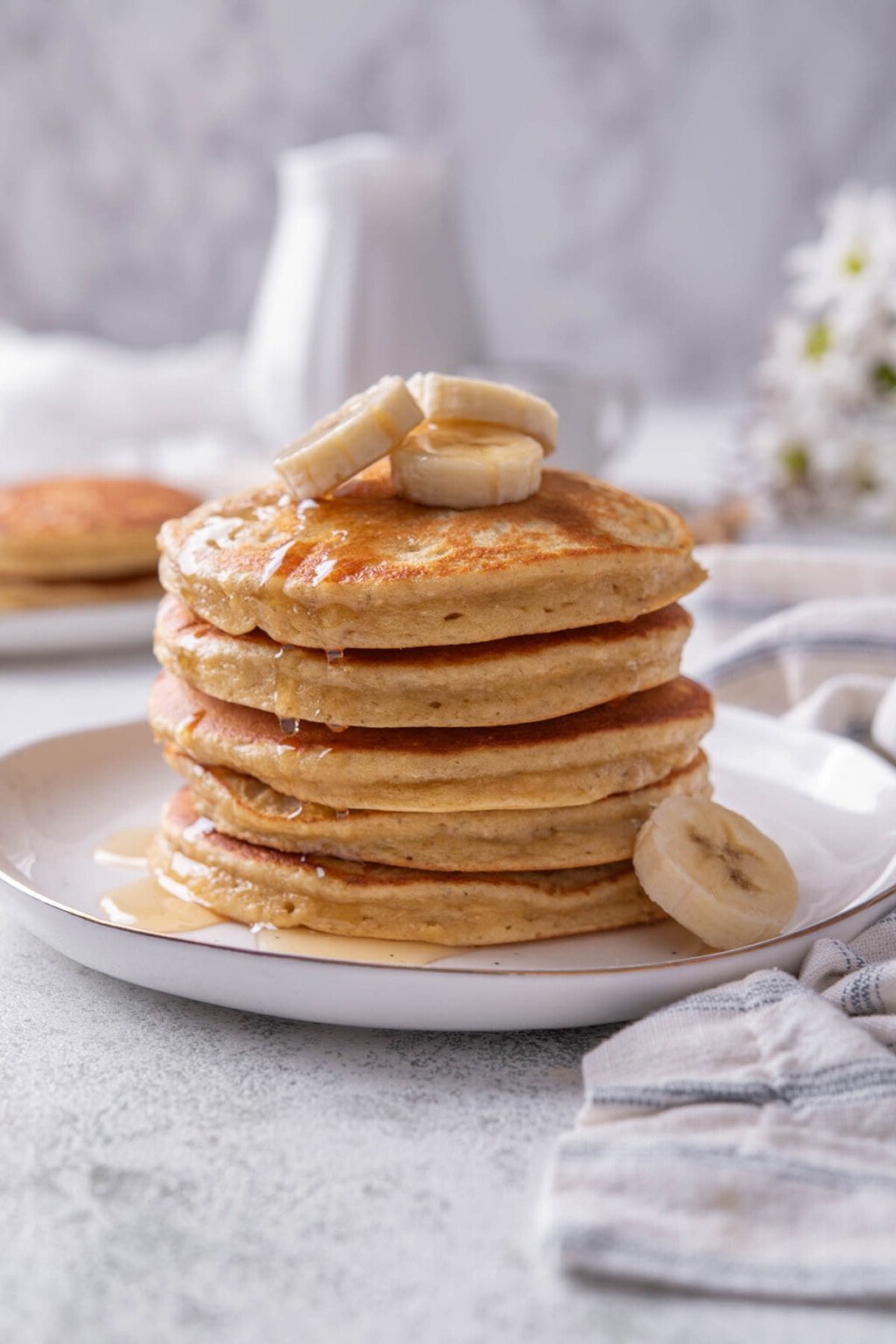 Easy Banana Protein Pancakes - The Big Man's World