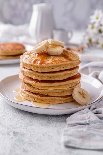 Easy Banana Protein Pancakes - The Big Man's World