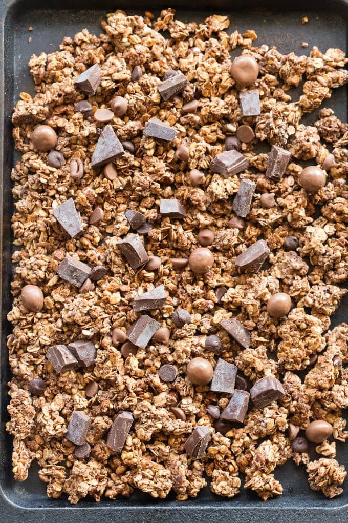 recipe for chocolate granola.